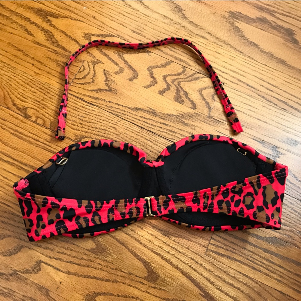 Victoria’s Secret Pink Leopard Print Push Up Bikini Top - Picture 5 of 7